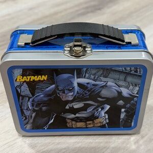 DC Comics Batman Metal Mini Tin Lunch Box Classic Batman Graphic w/handle